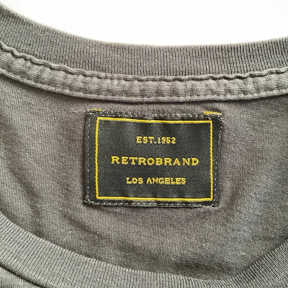 Retro Brand Def Leppard Graphic T-Shirt XL Gray US Tour 81’ High n Dry Metal - Picture 3 of 8